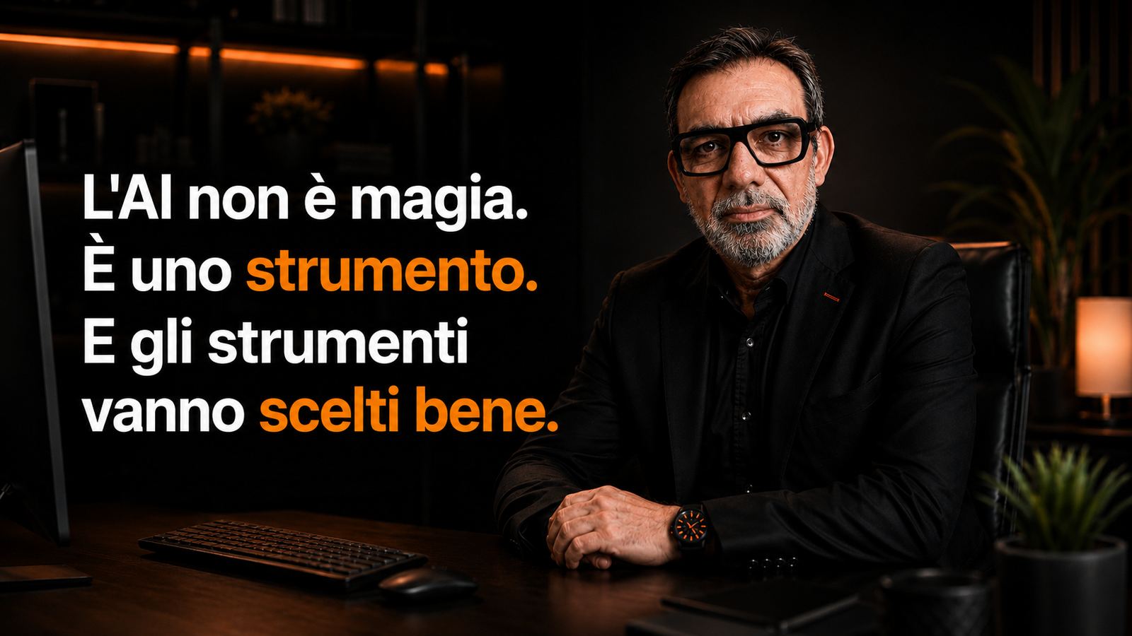 L'AI non è magia. È uno strumento. E gli strumenti vanno scelti bene. — Emilio Bonura