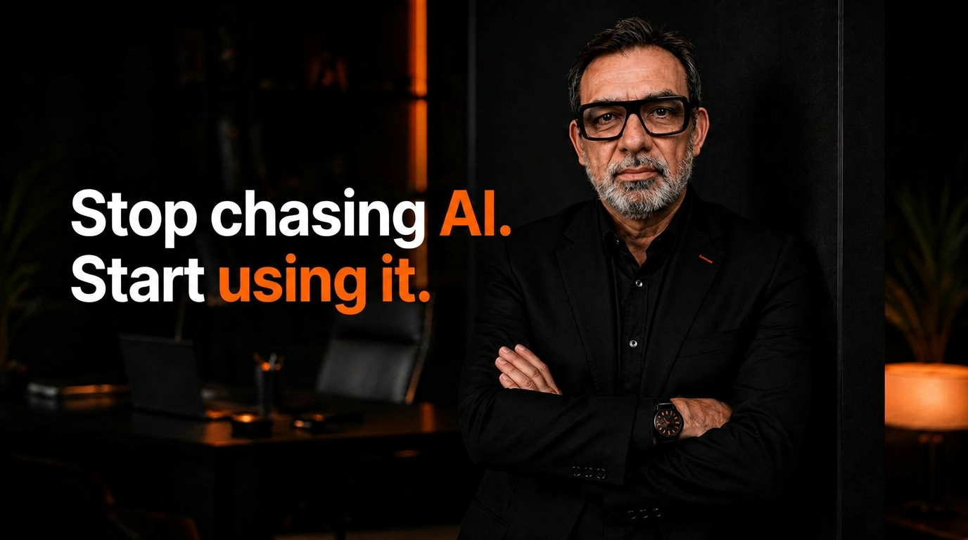 Stop chasing AI. Start using it. — Emilio Bonura AI Training