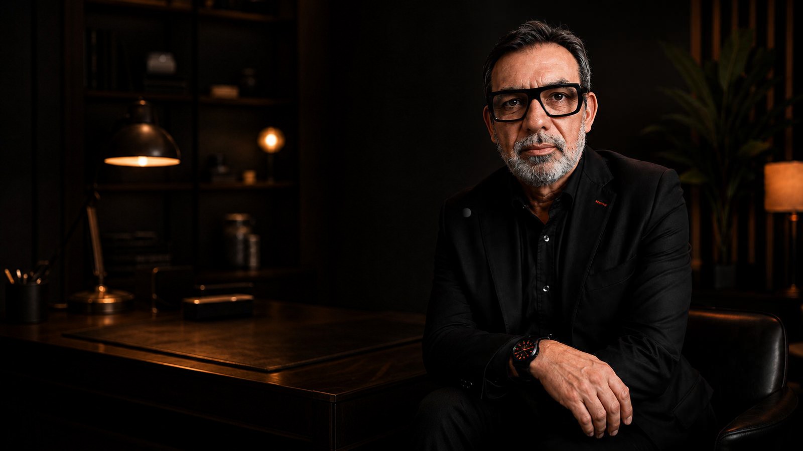 Emilio Bonura in his social media strategy studio