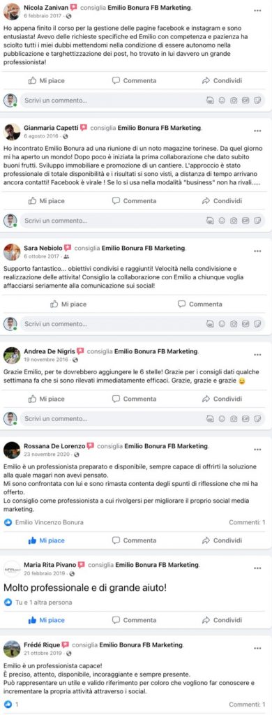 recensioni 4 Emilio Bonura | Consulenza professionale Facebook